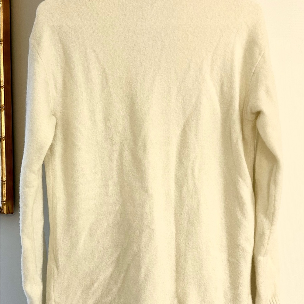 Talbots Ivory Button-Front Cardigan - Picture 2 of 4